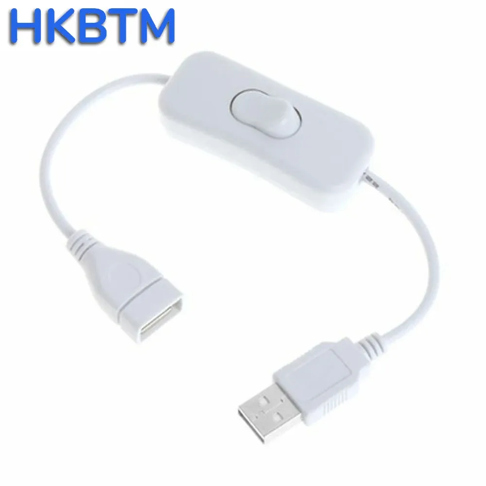 28cm USB Cable with Switch ON/OFF Cable Extension Toggle for USB Lamp USB Fan Power Supply Line Durable HOT SALE Adapter 2