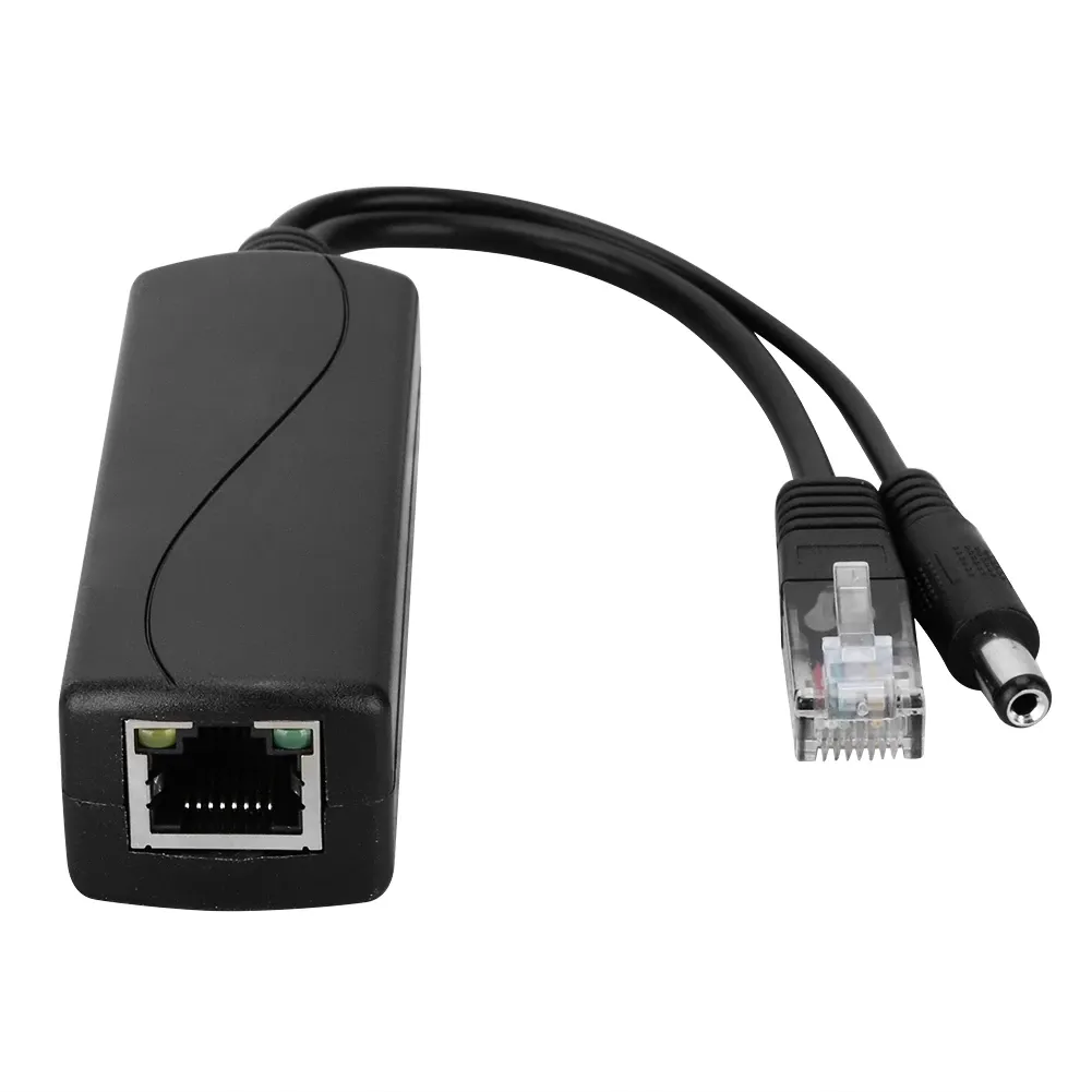 48V To 12V POE Connectors Adapter Cable Splitter Injector Power Supply for Huawei for Hikvision 2022 New 3