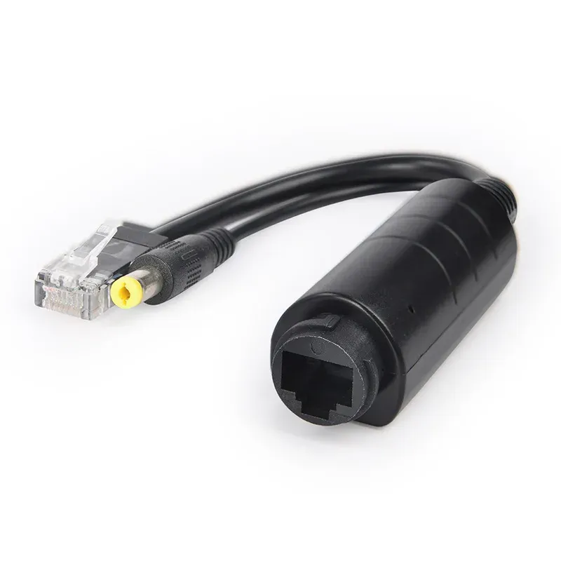 48V to 12V POE Spliter Waterprrof With Video And Power Adapter Cable Supply Module Injector for IP Camera Extender 5