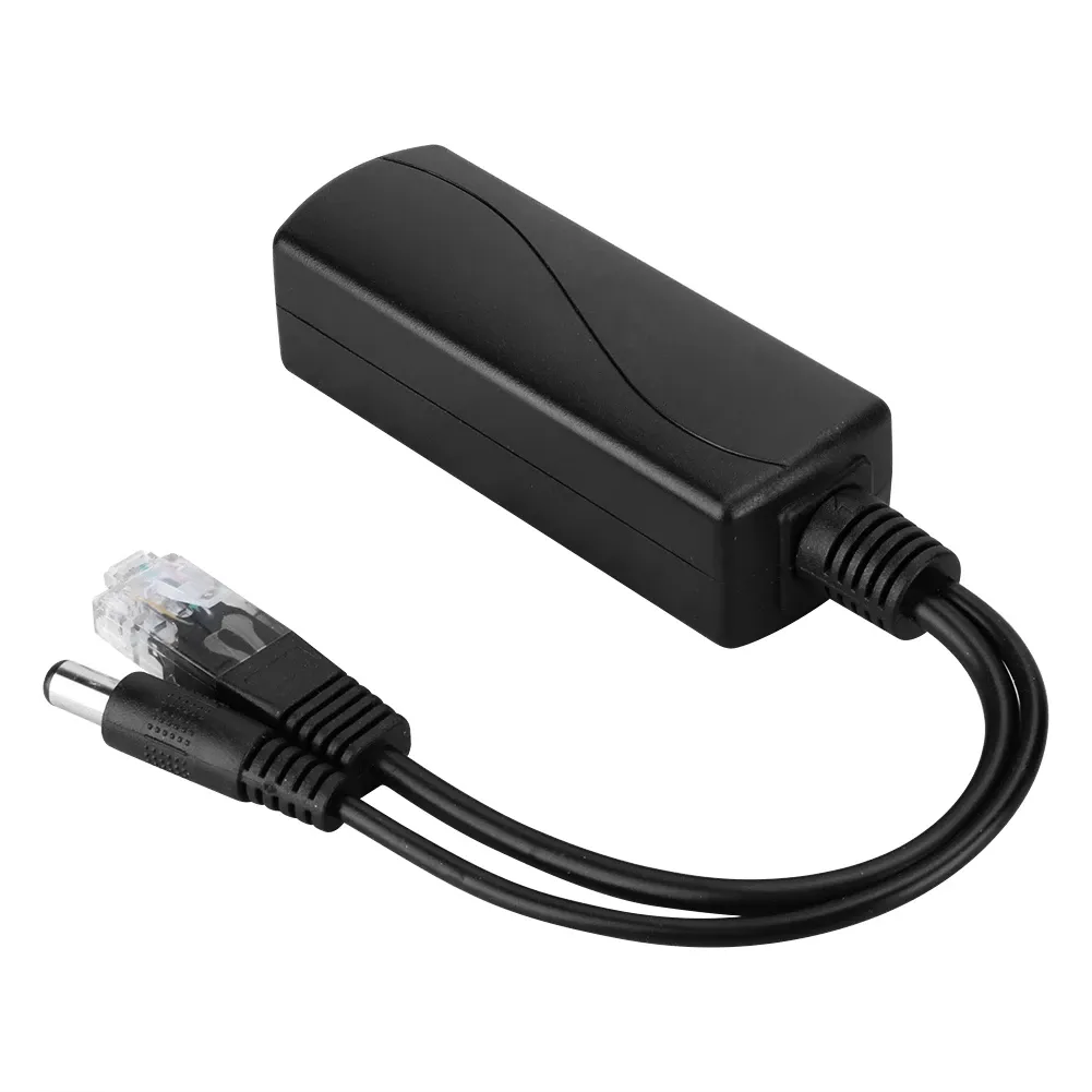 48V To 12V POE Connectors Adapter Cable Splitter Injector Power Supply for Huawei for Hikvision 2022 New 4