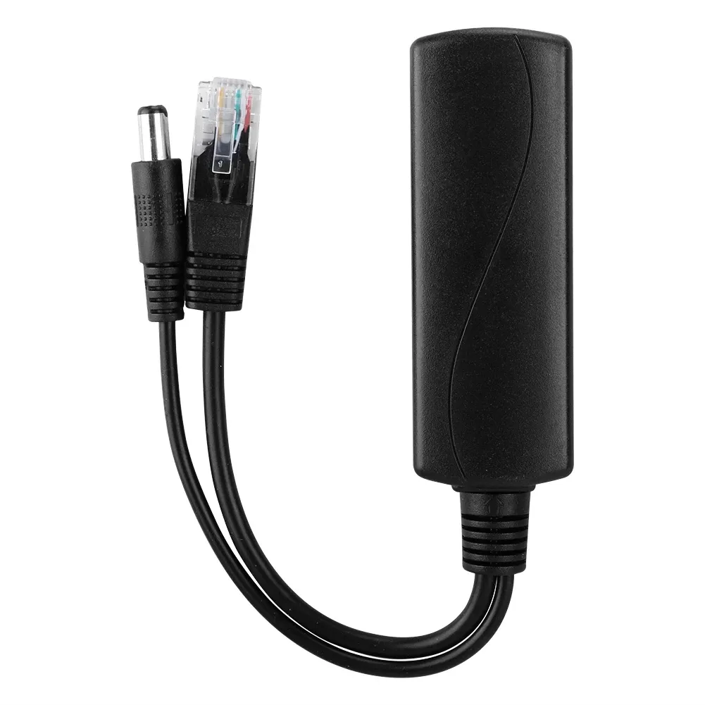 48V To 12V POE Connectors Adapter Cable Splitter Injector Power Supply for Huawei for Hikvision 2022 New 5