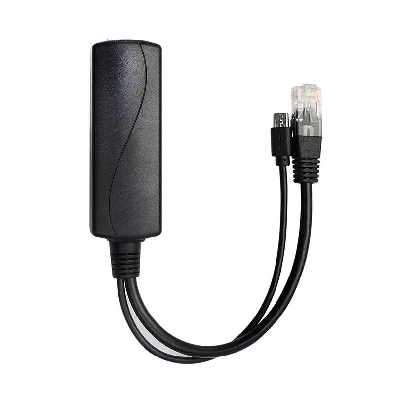 Gigabit PoE Splitter Micro USB/Type-C/DC Power over Ethernet for IP Camera/Raspberry PI/sensecap/Bobcat 6