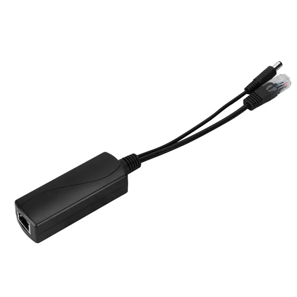 12V POE Connectors Adapter Cable Splitter Injector Power Supply for Huawei for Hikvision 2022 New