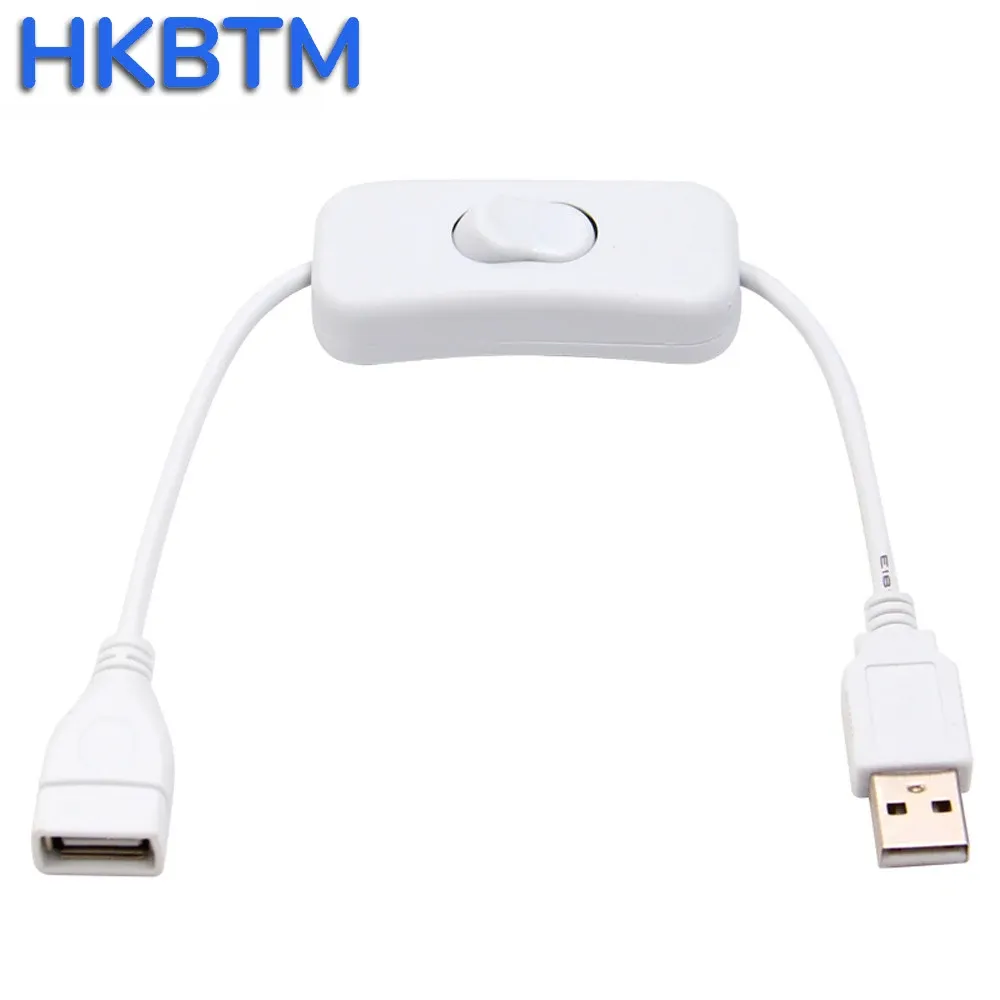 28cm USB Cable with Switch ON/OFF Cable Extension Toggle for USB Lamp USB Fan Power Supply Line Durable HOT SALE Adapter 4