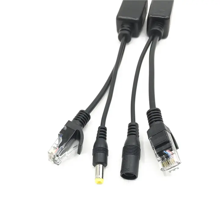 POE Cable Passive Power Over Ethernet Adapter Cable POE Splitter Injector Power Supply Module 12v For IP Camera detail