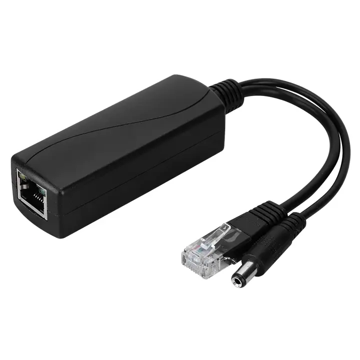 HKBTM 48V To 12V POE Connectors Adapter Cable Splitter Injector Power Supply for Huawei for Hikvision 2022 New detail