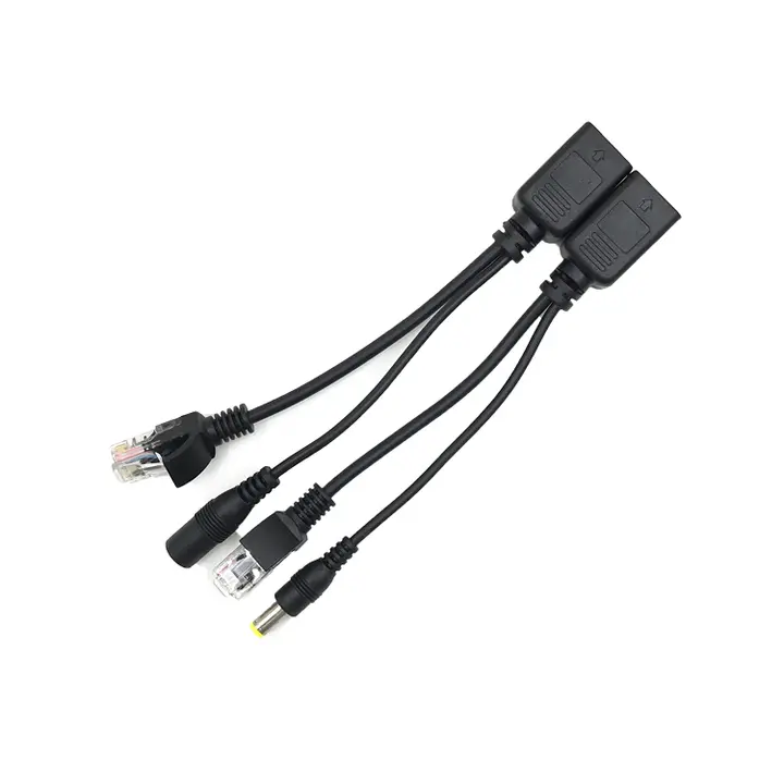 POE Cable Passive Power Over Ethernet Adapter Cable POE Splitter Injector Power Supply Module 12v For IP Camera detail